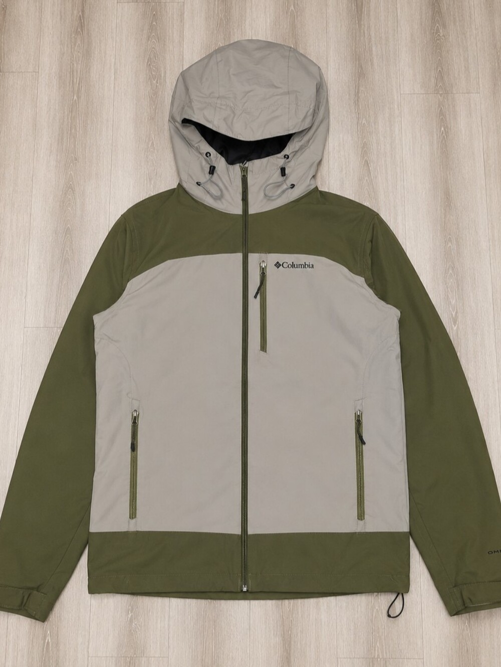 Columbia Men's Olive and Taupe Performance Jacket